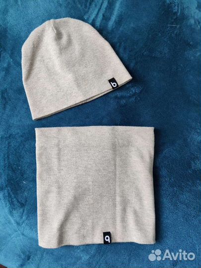 Шапка и снуд детский 46-48 размер