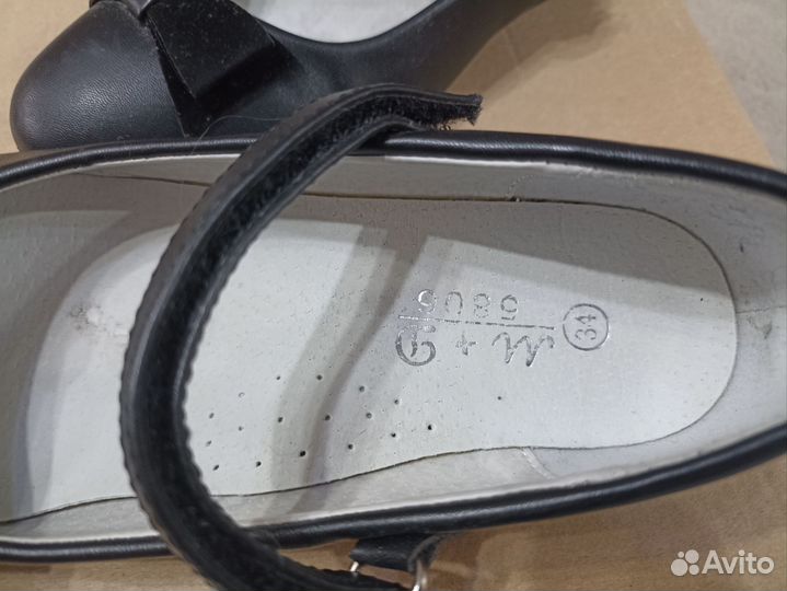 Туфли на девочку 34 размер