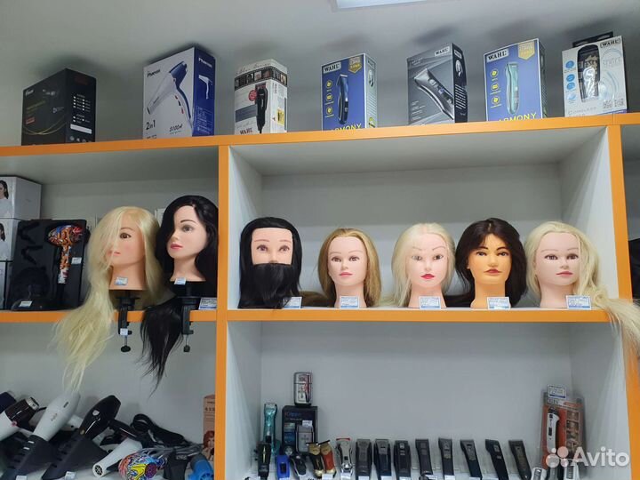 Голова тренажер для отработки причёсок