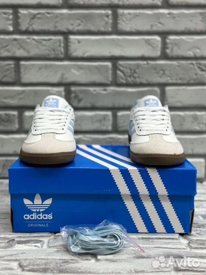 Adidas Samba White Blue