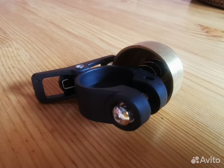 Звонок на велосипед новый медный