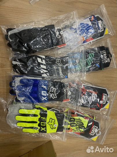 Перчатки вело/мото Fox и 100