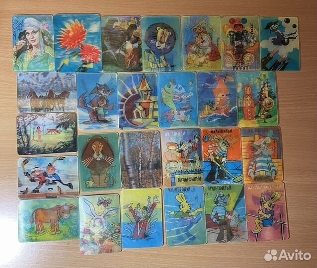 Переливающиеся, стерео календари, открытки, фото