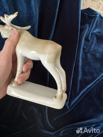Лось Полонне фарфоровая статуэтка СССР