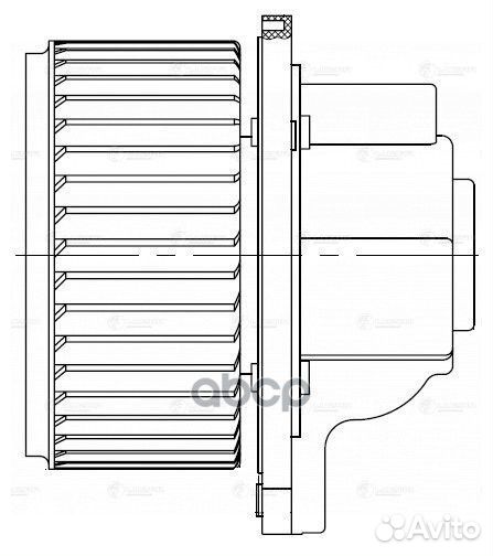 Вентилятор отопителя салона ssangyong rexton II
