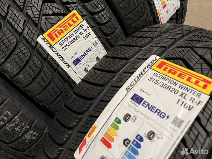 Pirelli Scorpion Winter 315/35 R20 и 275/40 R20