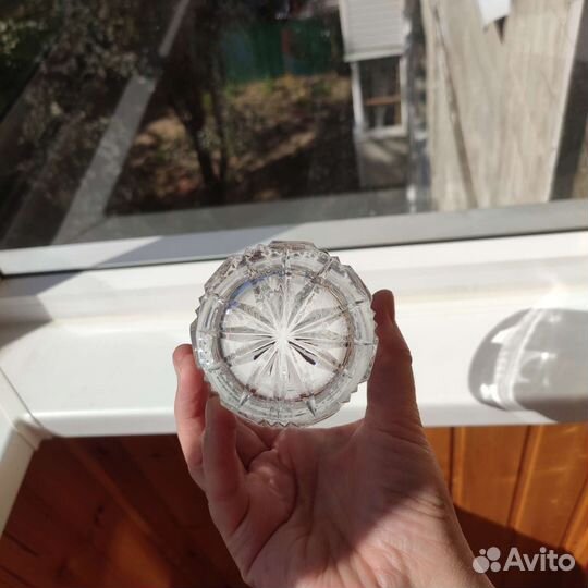 Хрустальная ваза для цветов, Чехословакия