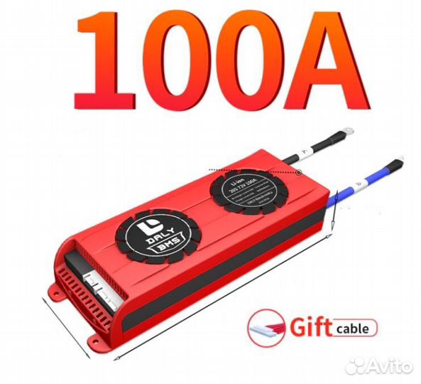 Плата контроля BMS lifepo4 16S 48V 100A