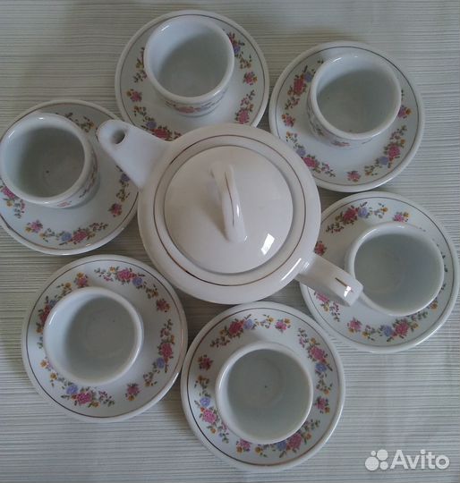 Китайский чайный сервиз, времен СССР, новый