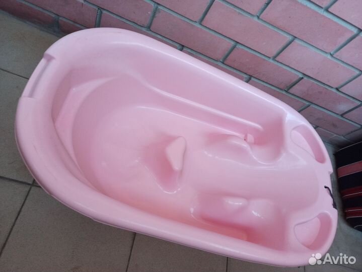 Детская ванночка с вкладкой для новорождённых