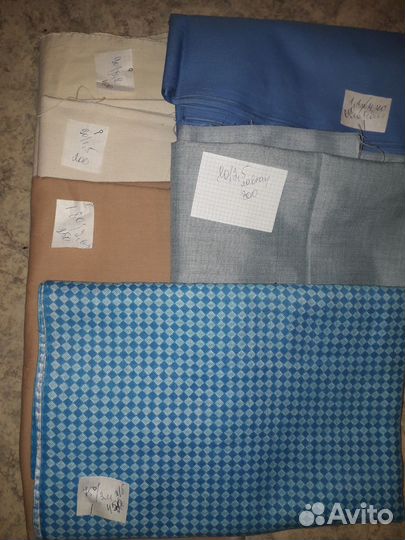 Отрезы ткани из ссср,бязь,сатин, лавсан,вельвет