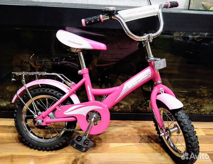 Велосипед детский со страховочными колесами