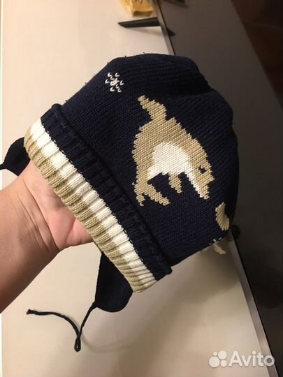 Шапка детская вязаная