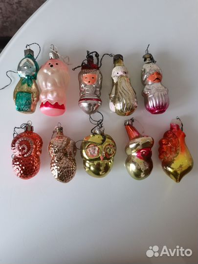 Елочные игрушки СССР