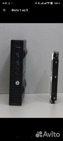 HP 260G2 DM TPC-1019-DM intel I3-6100U 8гб