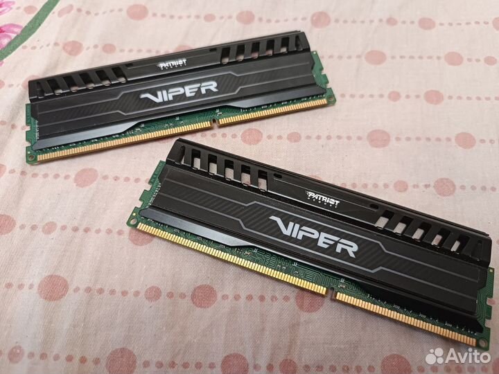 Patriot Viper c9k 16гб (2х8) DDR3. Комплект
