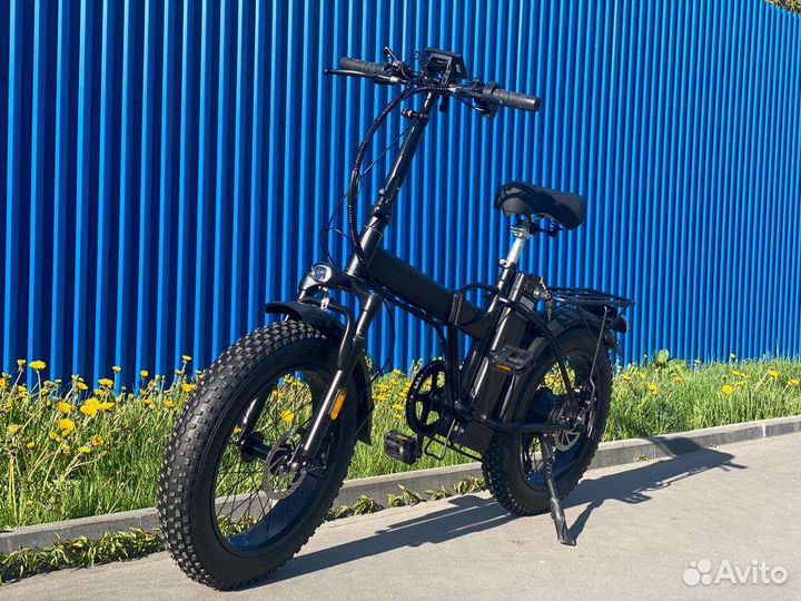 Электровелосипед фэтбайк складной