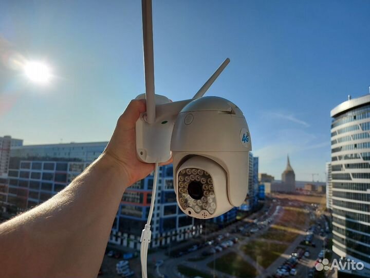 4G Камера наблюдения с сим-картой, видеонаблюдение