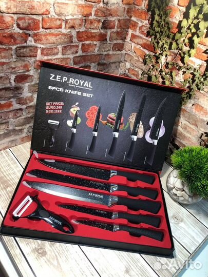 Набор ножей Z.E.P.Royal ZP-500 6 предметов (2790-2