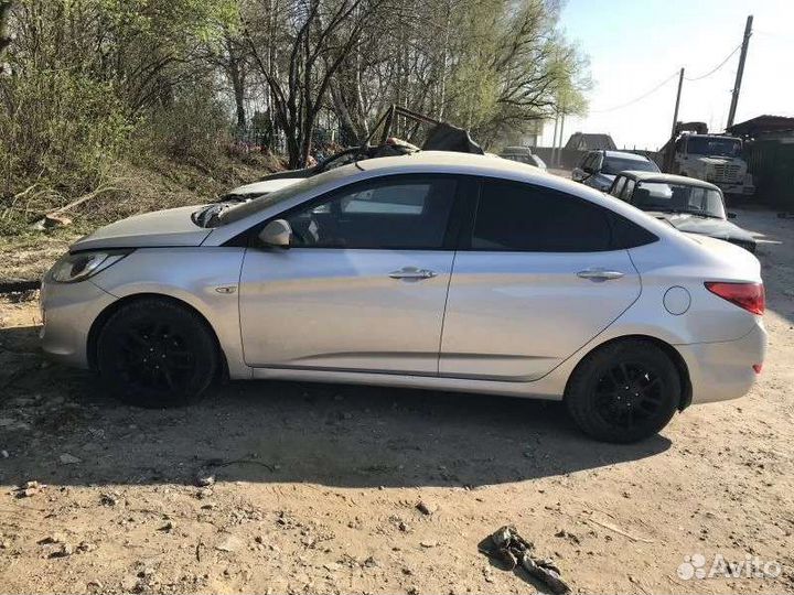 Разбор Hyundai Solaris 1.6 g4fc АКПП запчасти б.у