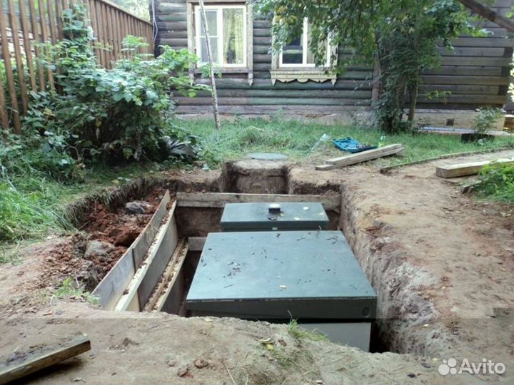 Септик эко Енот 8 дренажный