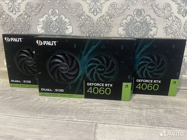 Видеокарта Palit GeForce RTX 4060 Dual 8GB