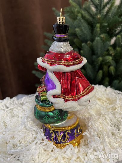 Ёлочная игрушка Дед Мороз (Санта Клаус) Польша