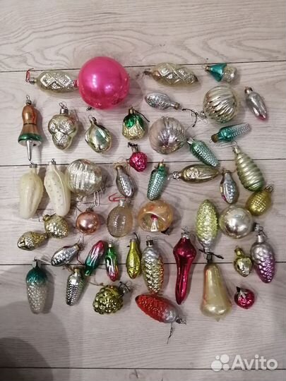 Елочные игрушки СССР