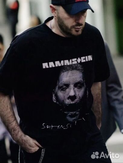 Футболка Vetements rammstein оверсайз