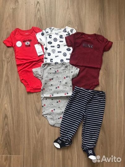 Боди пижамы новые carters 62 68 74 80 86