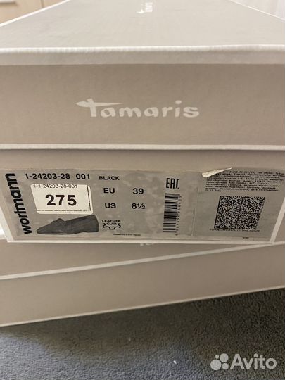 Туфли лоферы Tamaris 39 размер