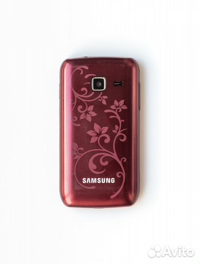 Samsung Wave Y GT-S5380D Бордовый/Чёрный