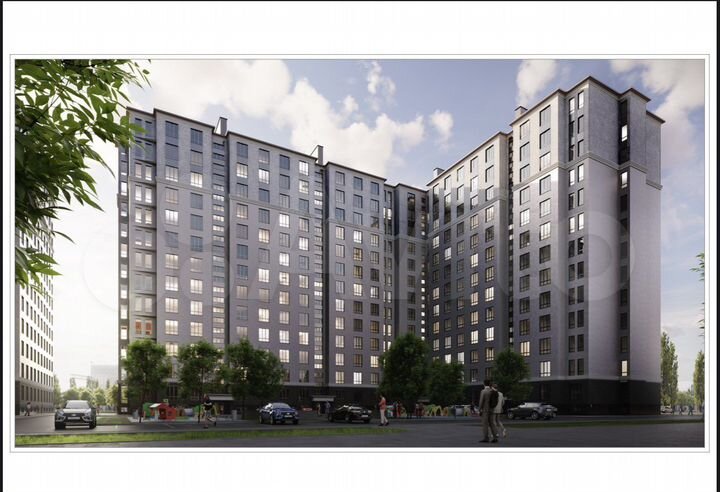 2-к. квартира, 59,5 м², 4/14 эт.