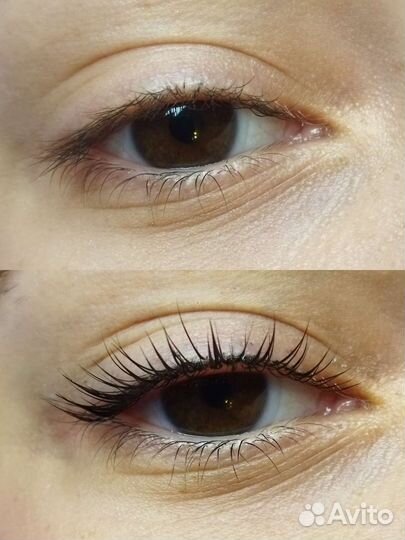 Ламинирование ресниц, Стрейчинг ресниц