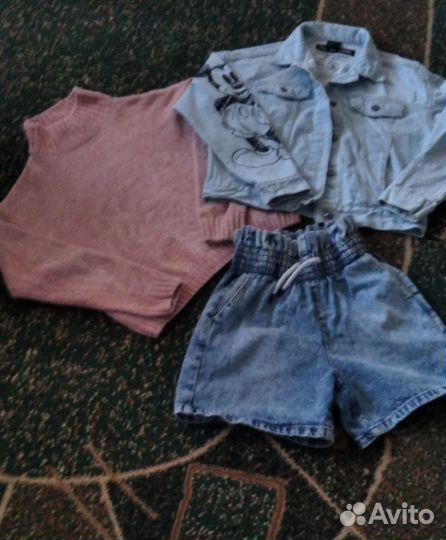 Трендовые вещи лотом от 152-158 фирменные и обувь