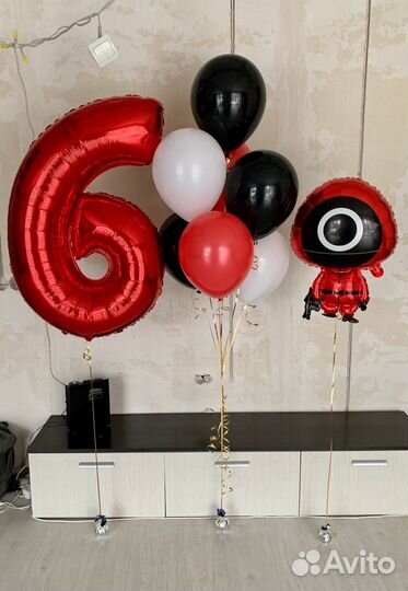 Фольгированные шары цифры