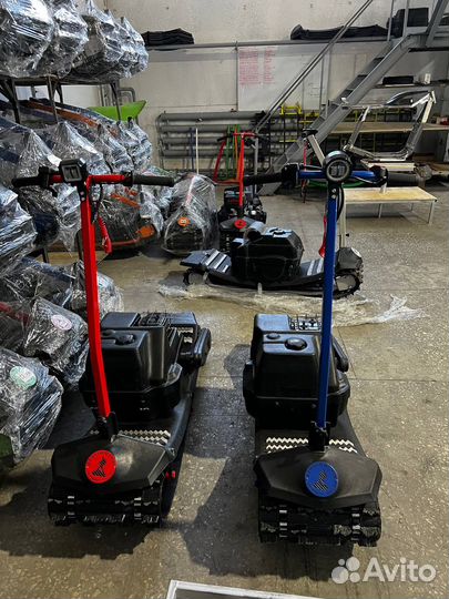 Мотосноуборд на усиленной раме