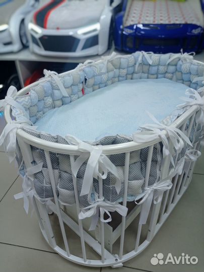 Кровать для новорожденных с матрасами
