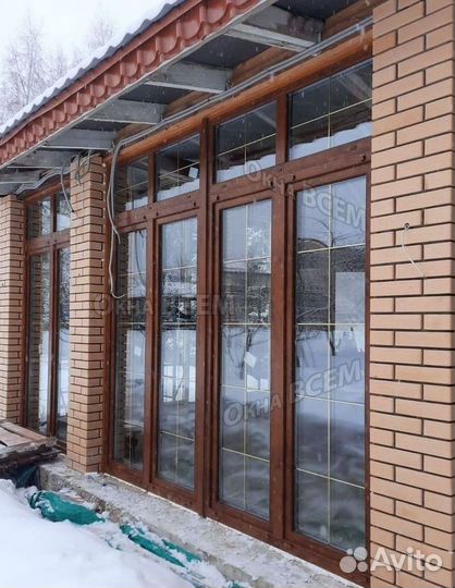 Остекление окон и балконов пвх