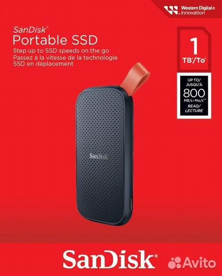 Переносной жесткий диск SanDisk portable SSD 1tb
