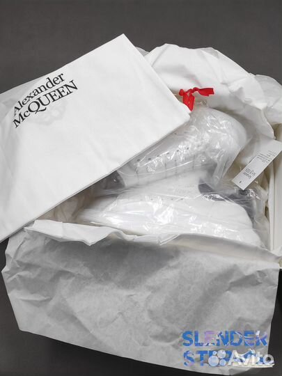 Кроссовки Alexander McQueen Oversized Sneaker Whit