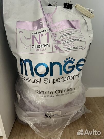 Корм для кошек monge sterilised