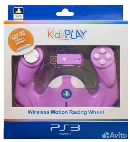 Руль Motion Racing Kidz Play Wireless для PS3