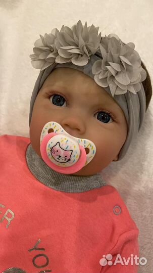 Кукла реборн реалистичный младенец 60 см