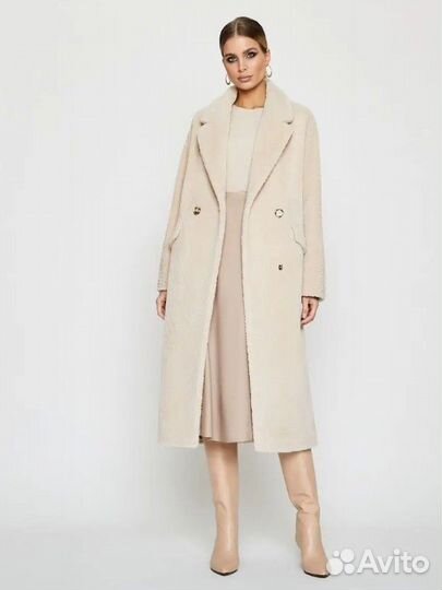 Пальто женское меховое electrastyle 44-48 новое