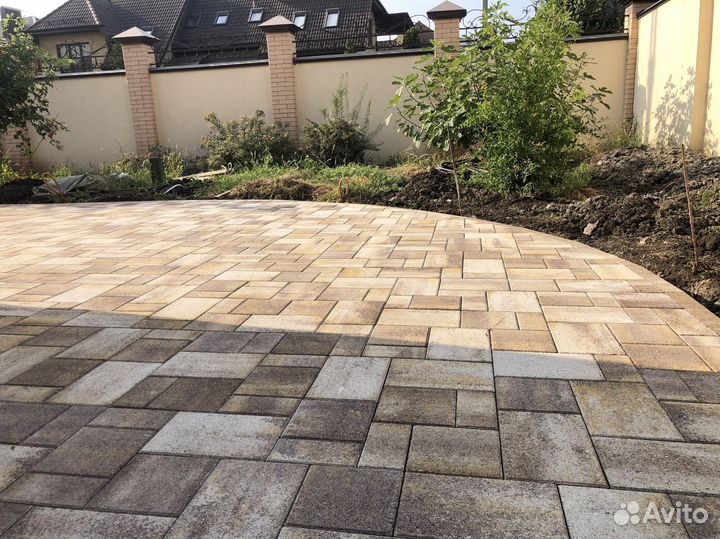 Тротуарная плитка в Кредит