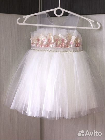 Платье с шубкой