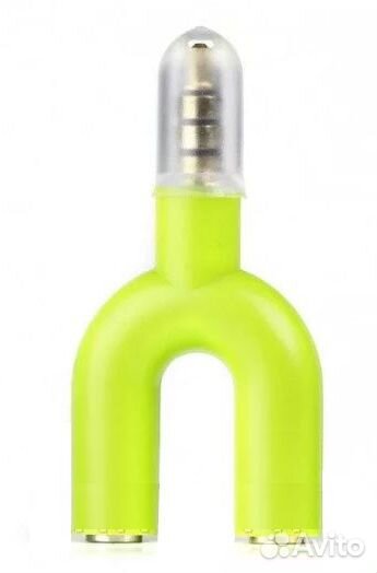 Адаптер Smartbuy для наушников 2х3.5 мм (F) (наушн