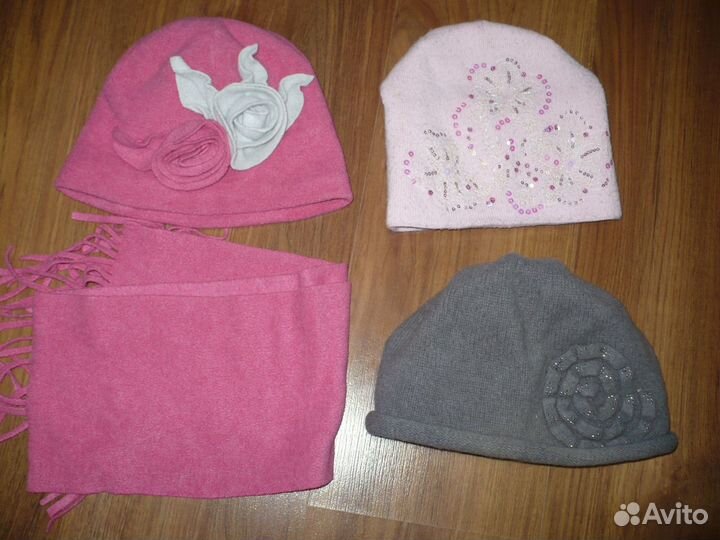 Шапки, снуд зима, деми, платок, палантин