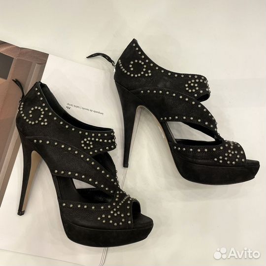 Туфли Miu Miu босоножки 39,5 оригинал